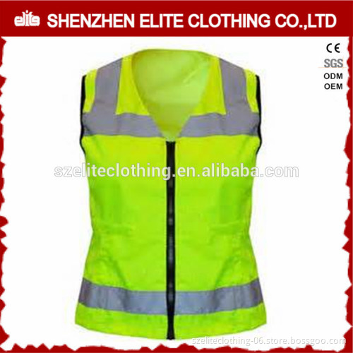 Fancy Motorcycle Fluorescent Lime Green Reflective Vest